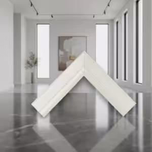 ΚΟΡΝΙΖΑ 4,5cm ΛΕΥΚΗ ΠΑΤΙΝΑ