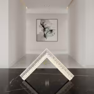 ΚΟΡΝΙΖΑ 3,4cm ΛΕΥΚΗ ΠΑΤΙΝΑ