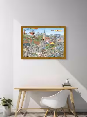 Κορνίζα για παζλ 60X85